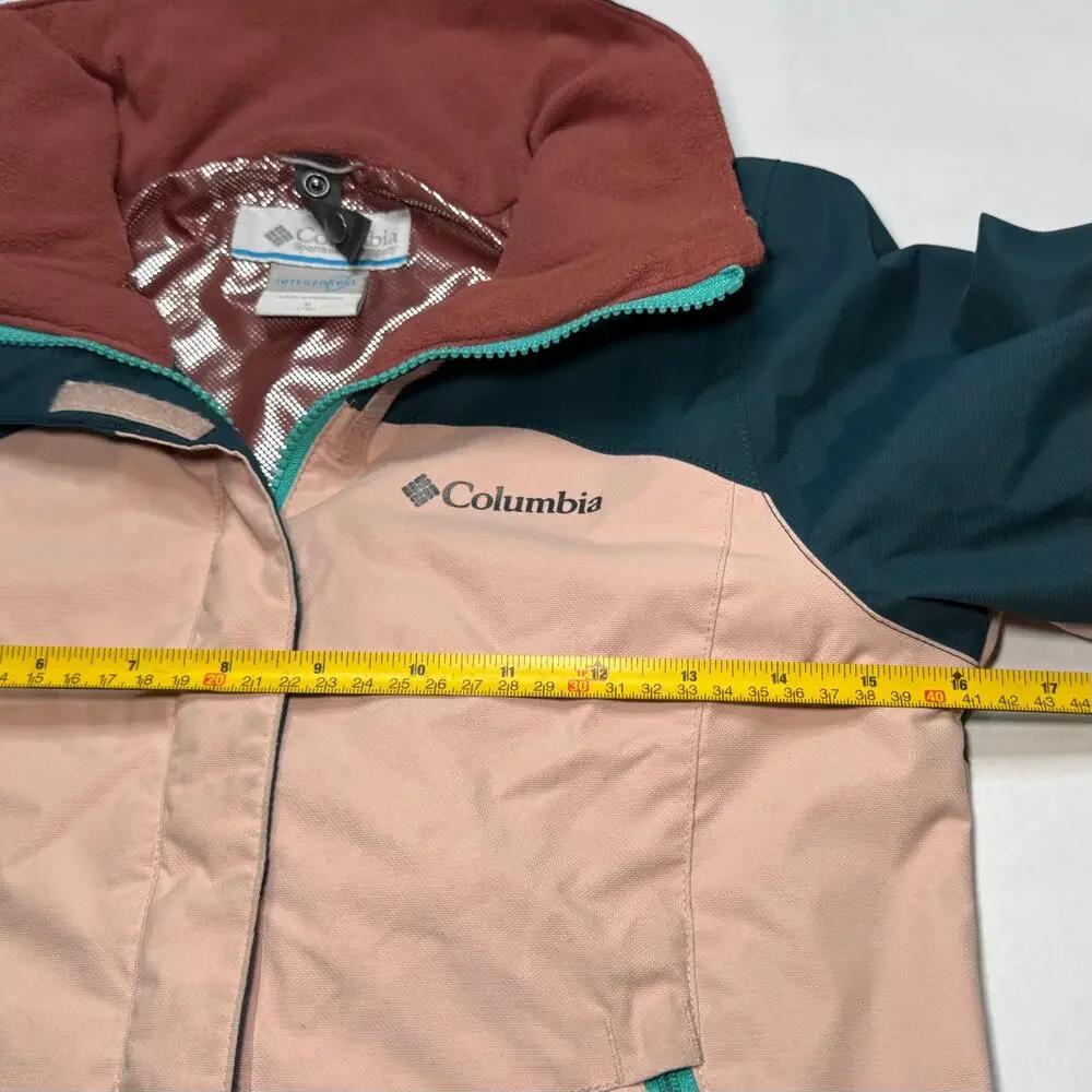 girls small 7/8 Columbia Interchange omi tech ski winter jacket only (no fleece)